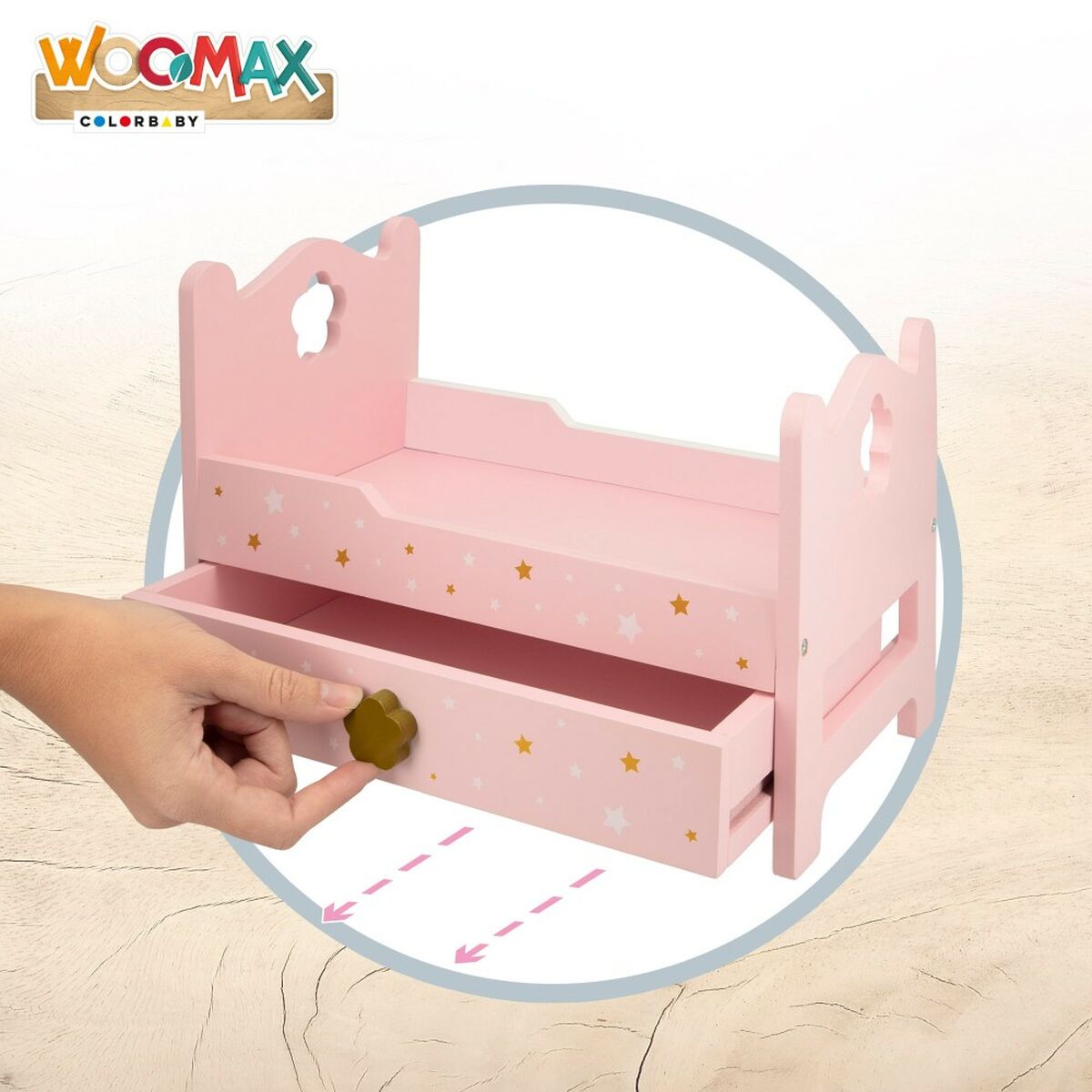 Pat Woomax Roz 4 Unități 31 x 20 x 16 cm - Jucarii si jocuri, Păpuși și accesorii