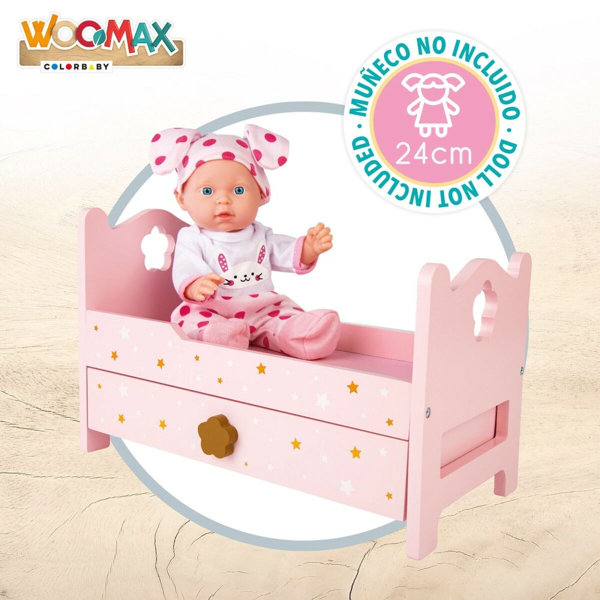 Pat Woomax Roz 4 Unități 31 x 20 x 16 cm - Jucarii si jocuri, Păpuși și accesorii
