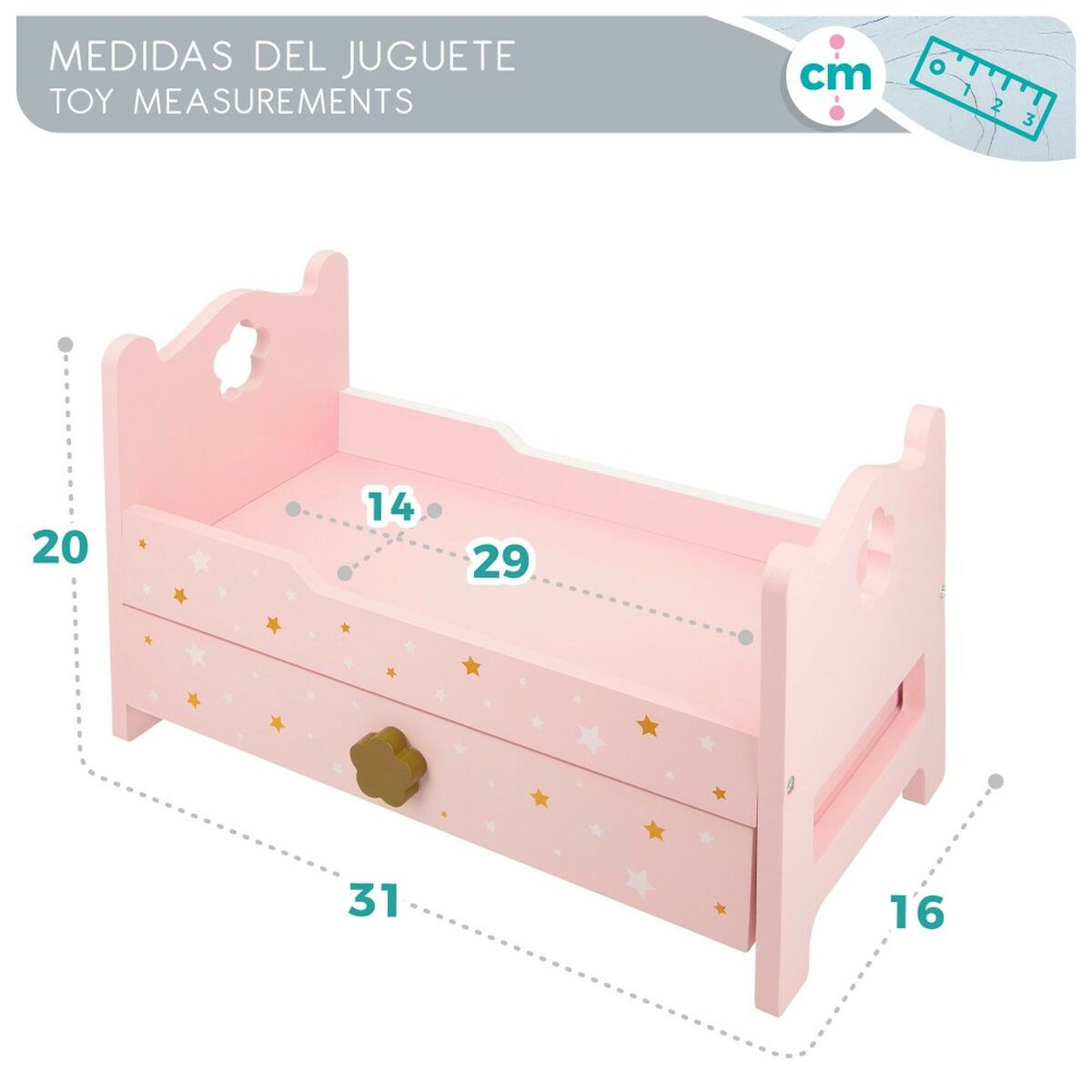 Pat Woomax Roz 4 Unități 31 x 20 x 16 cm - Jucarii si jocuri, Păpuși și accesorii