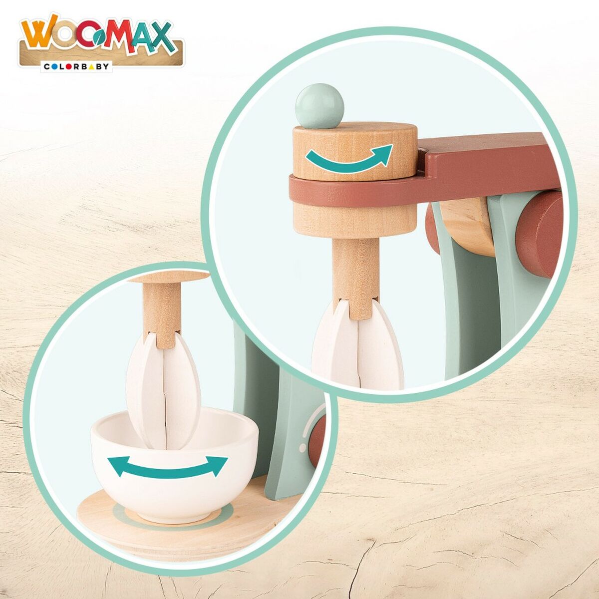 Blender jucărie Woomax 10 x 18 x 17 cm (6 Unități) - Jucarii si jocuri, Imitații de jocuri