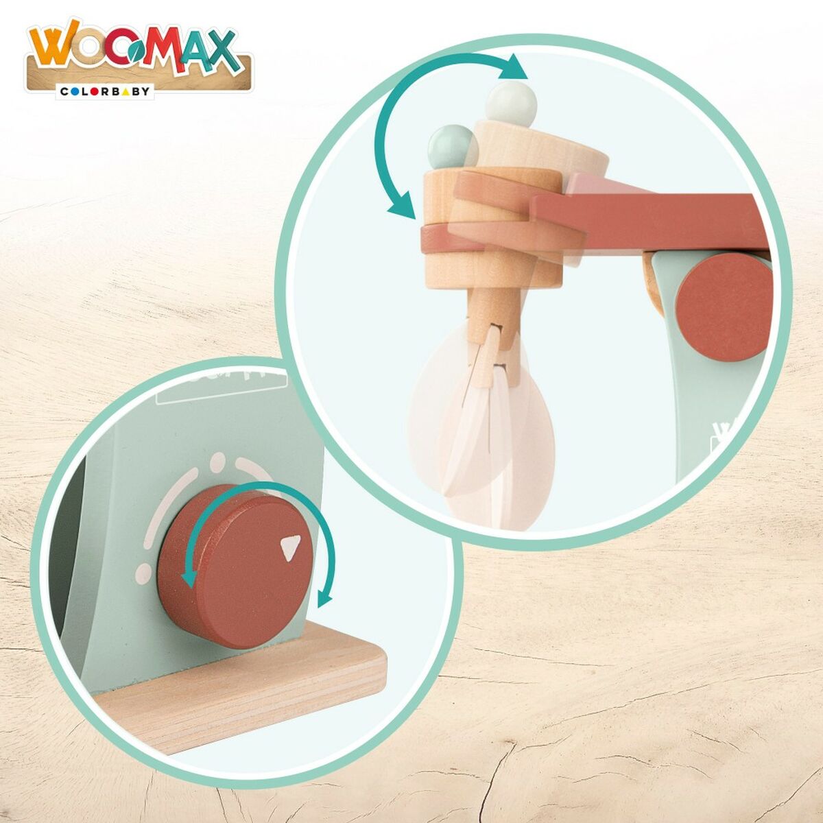 Blender jucărie Woomax 10 x 18 x 17 cm (6 Unități) - Jucarii si jocuri, Imitații de jocuri