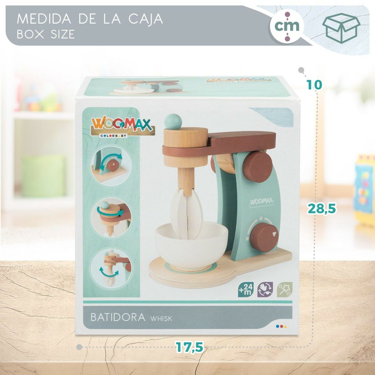 Blender jucărie Woomax 10 x 18 x 17 cm (6 Unități) - Jucarii si jocuri, Imitații de jocuri