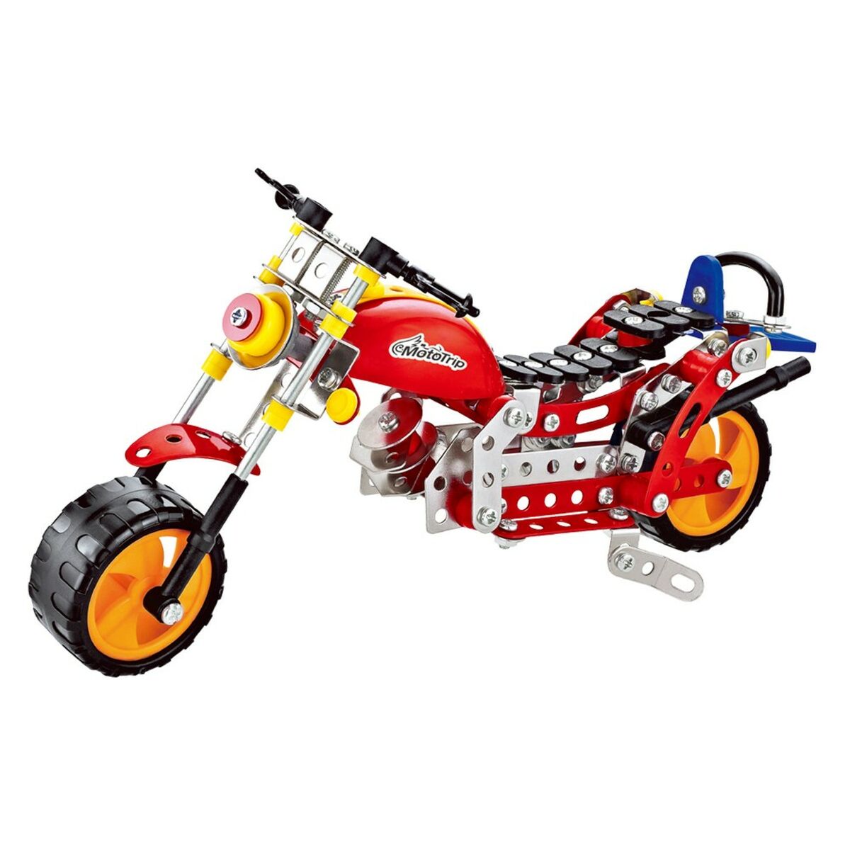 Set de Construcție Colorbaby Smart Theory 255 Piese Motocicletă (6 Unități) - Jucarii si jocuri