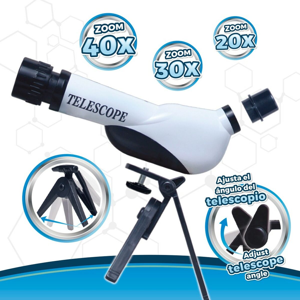 Telescop pentru copii Colorbaby Smart Theory 6 Unități - Jucarii si jocuri, Învățare și educație