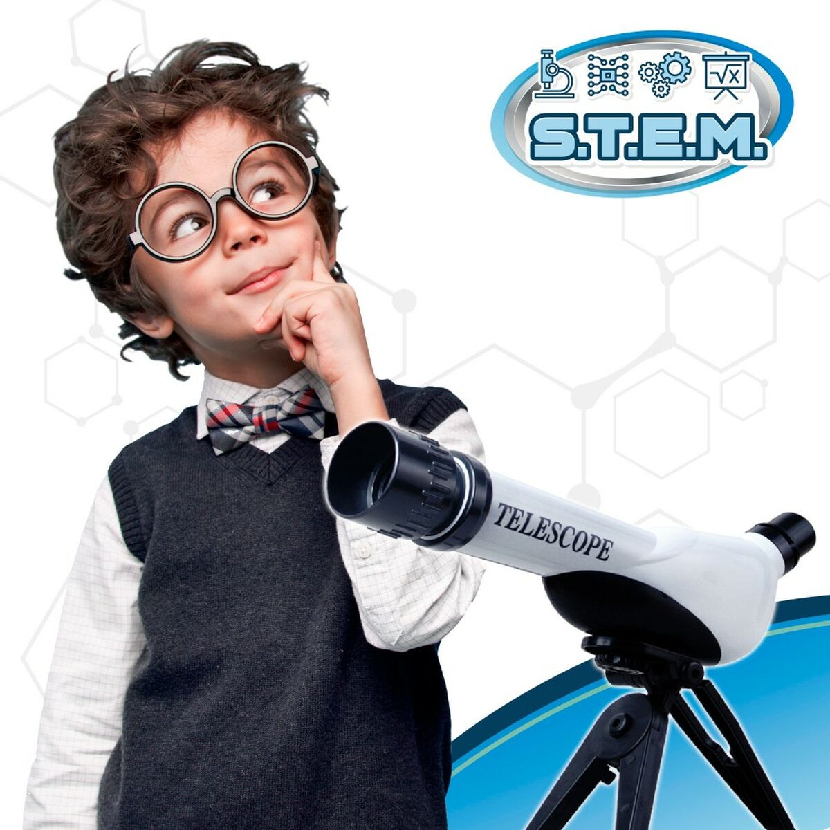 Telescop pentru copii Colorbaby Smart Theory 6 Unități - Jucarii si jocuri, Învățare și educație