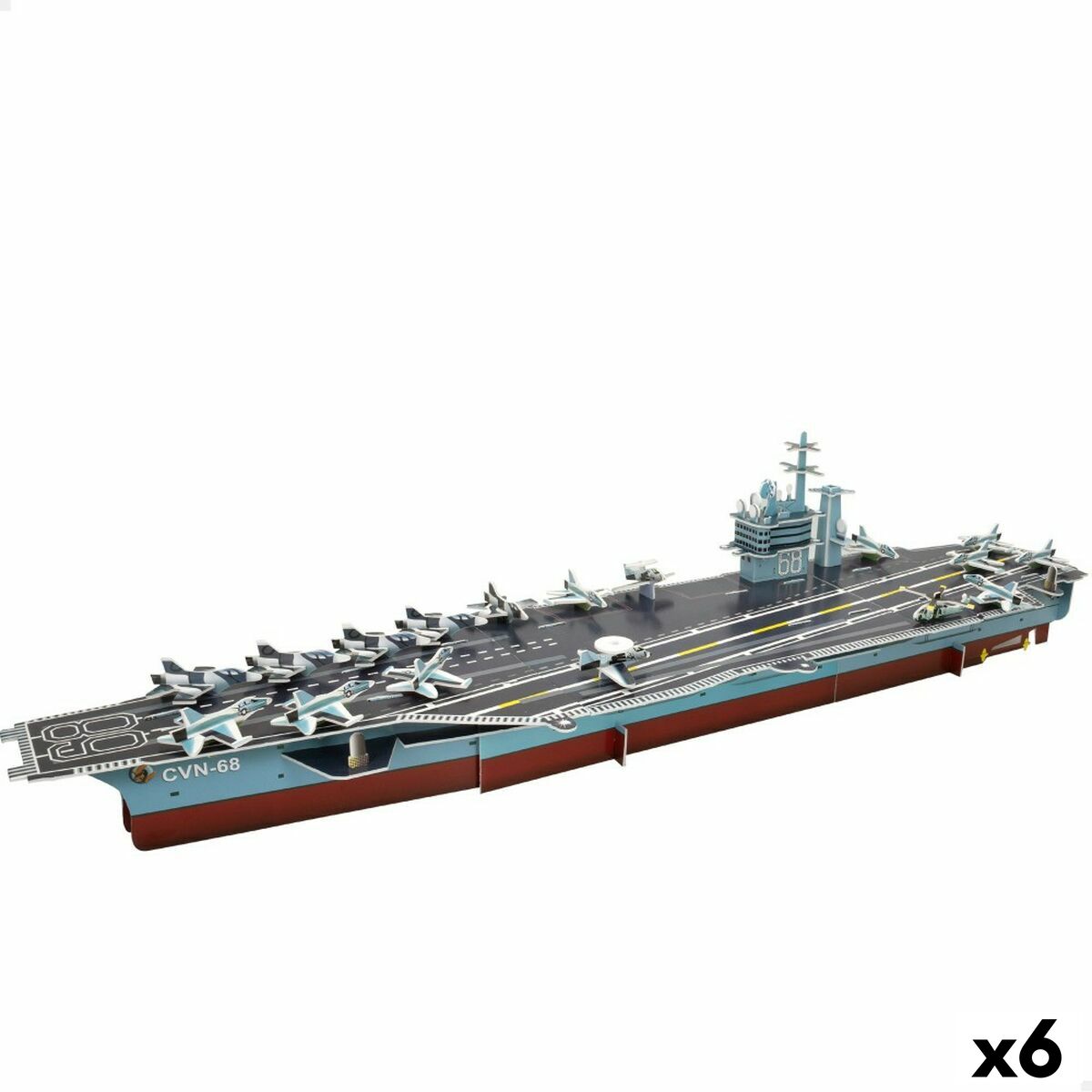 Puzzle 3D Colorbaby Nimitz Portavion 67 Piese 77 x 18 x 20 cm (6 Unități) - Jucarii si jocuri, Puzzle-uri și puzzle-uri