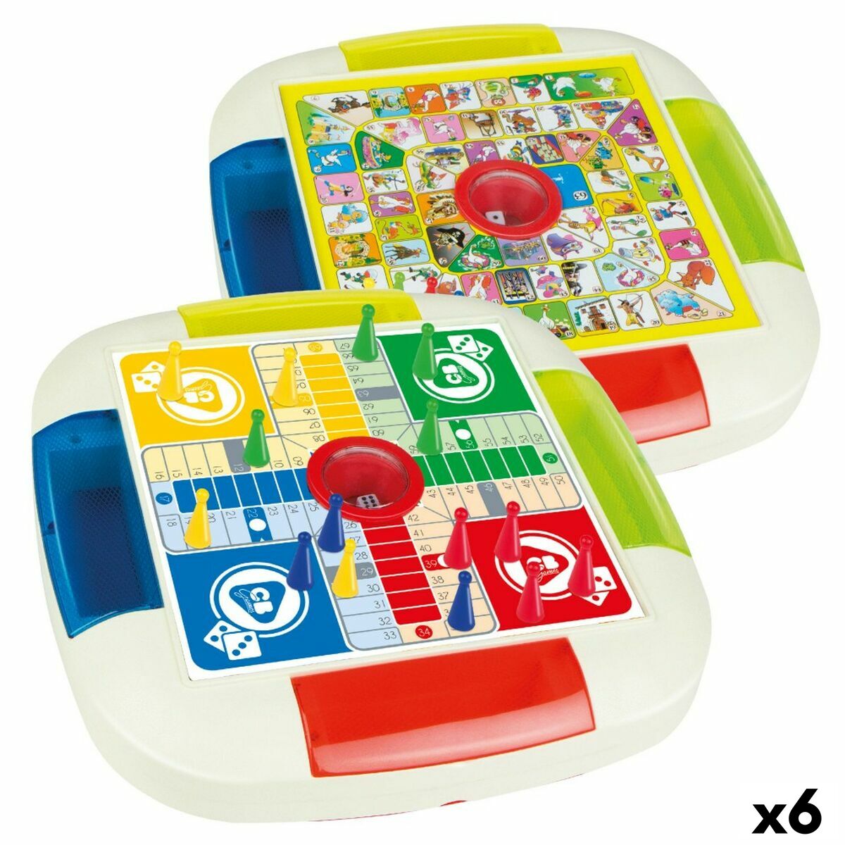 Tablă de Parchís și Oca Colorbaby 26 x 5 x 26 cm (6 Unități) - Jucarii si jocuri, Jocuri și accesorii