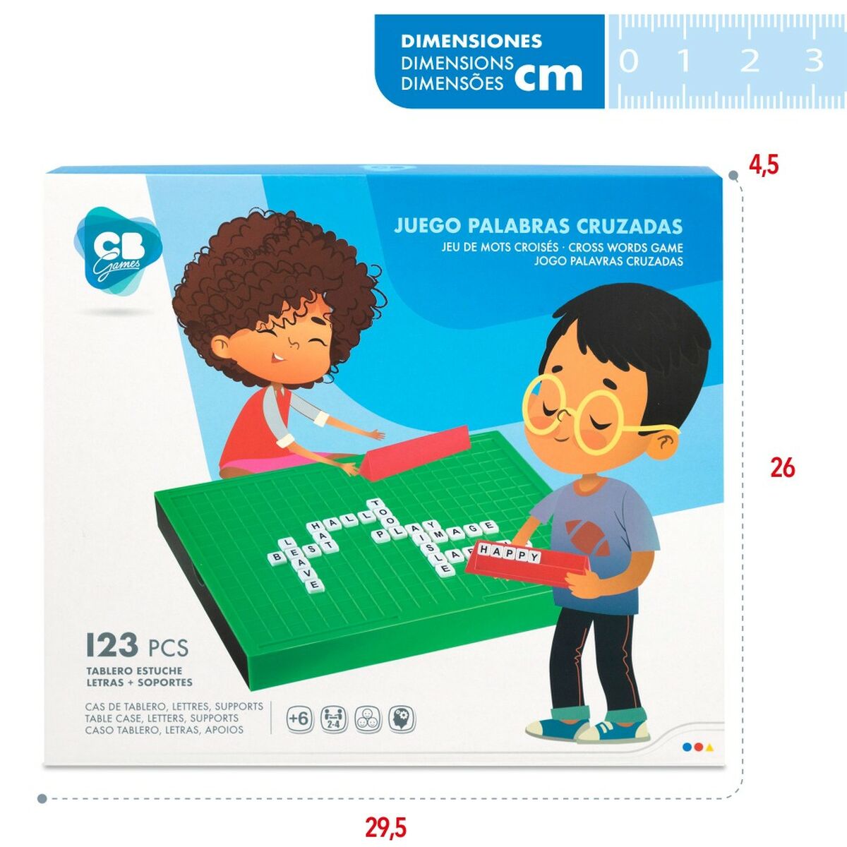 Joc de cuvinte Colorbaby 25,5 x 3 x 19 cm (6 Unități) - Jucarii si jocuri, Jocuri și accesorii