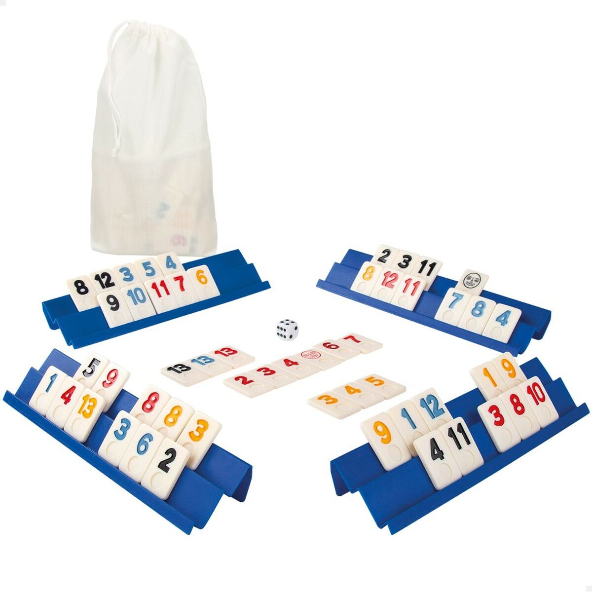 Joc de Masă Colorbaby Rummi 24,5 x 3 x 6 cm (6 Unități) (112 Piese) - Jucarii si jocuri, Jocuri și accesorii