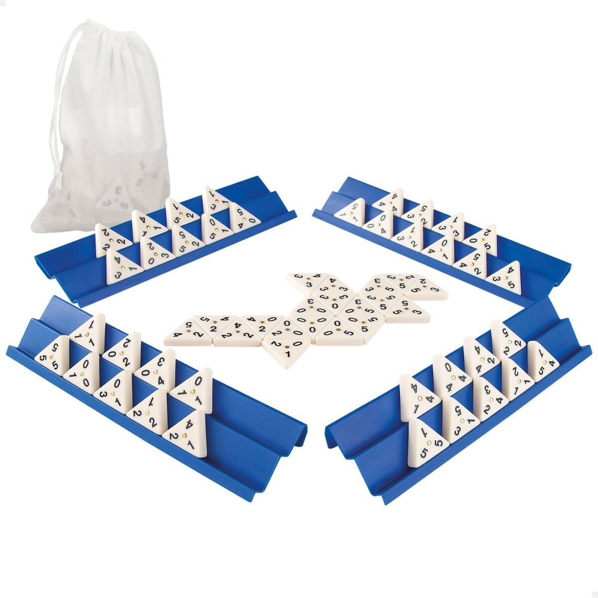 Joc de Masă Colorbaby Rummi 24,5 x 3 x 6 cm (6 Unități) (60 Piese) - Jucarii si jocuri, Jocuri și accesorii