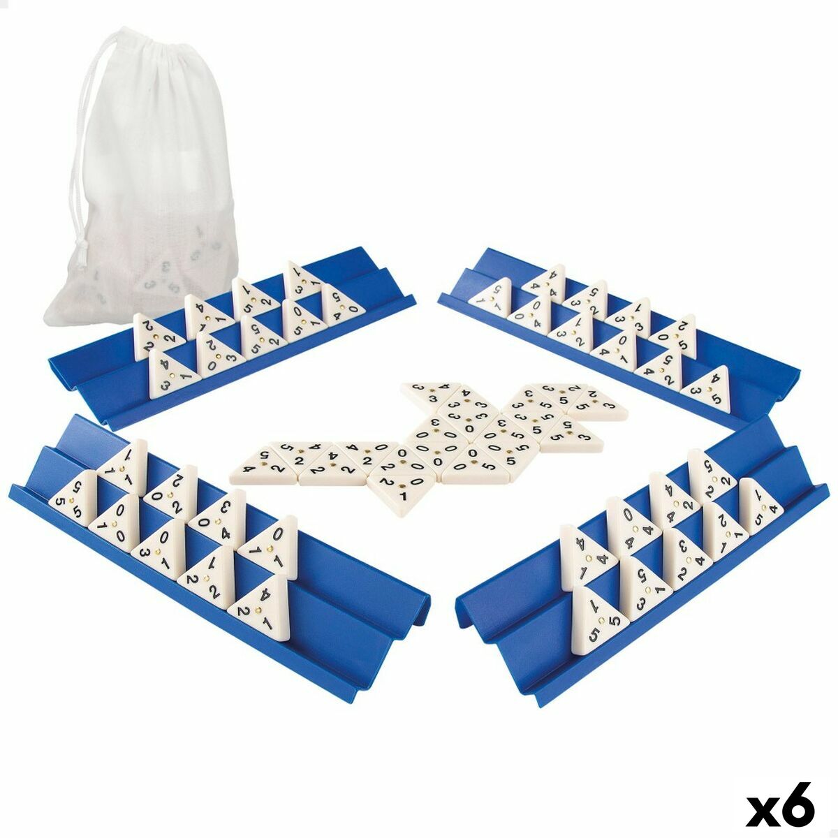 Joc de Masă Colorbaby Rummi 24,5 x 3 x 6 cm (6 Unități) (60 Piese) - Jucarii si jocuri, Jocuri și accesorii