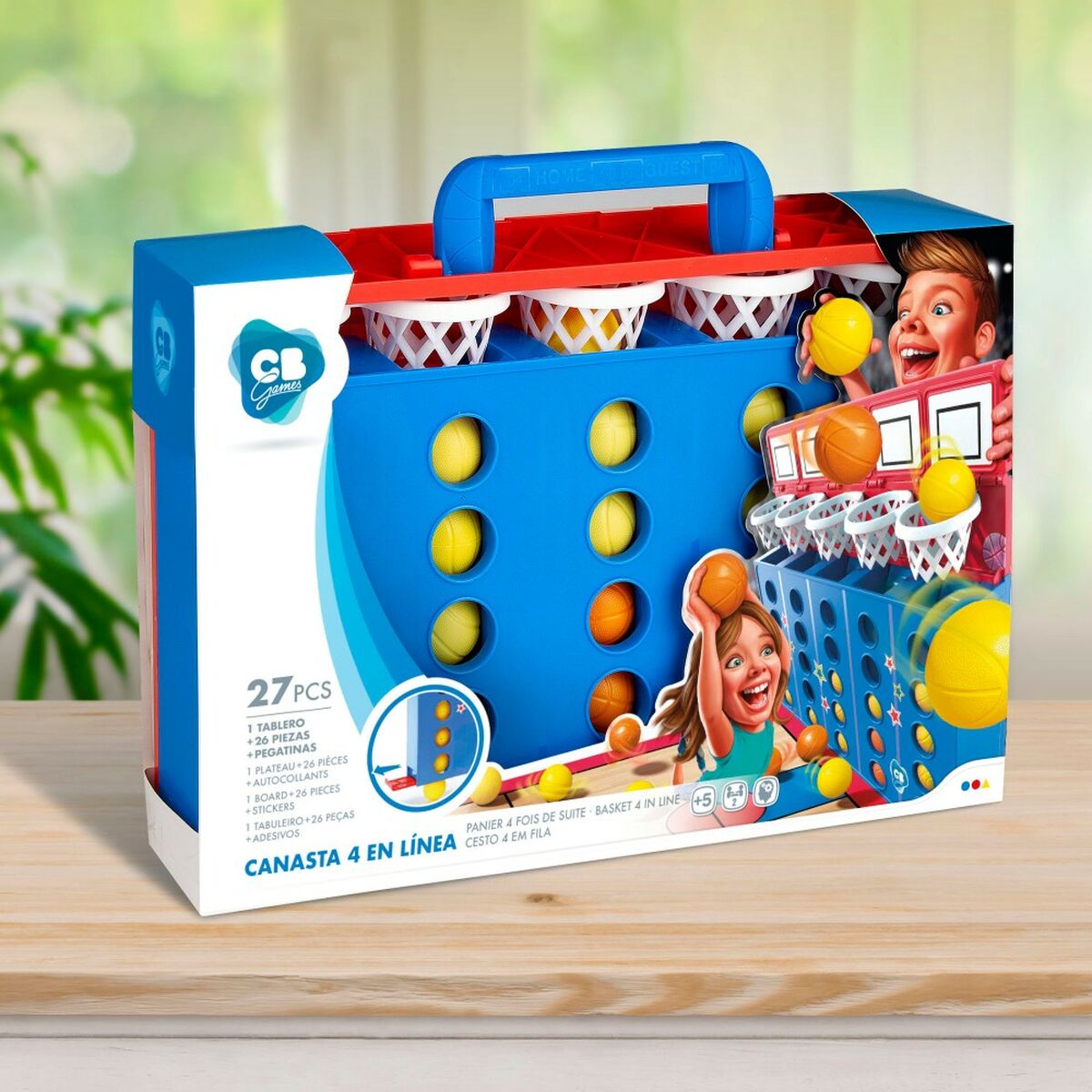 4 în Linie Colorbaby 36,5 x 29 x 7 cm (6 Unități) - Jucarii si jocuri, Jocuri și accesorii