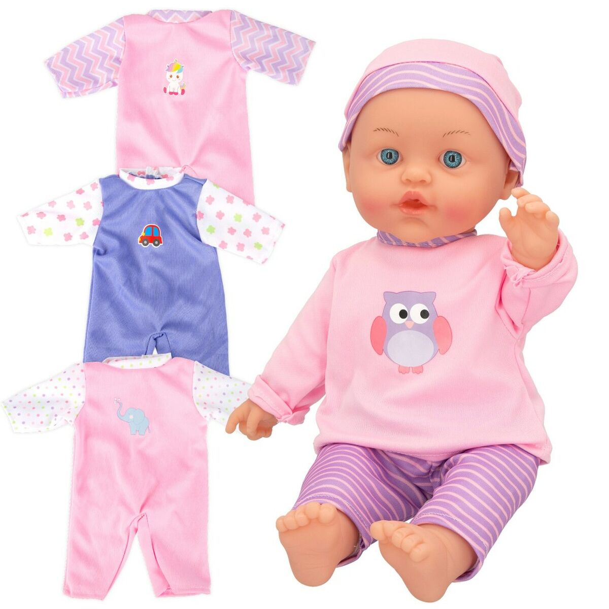 Păpușă bebeluș Colorbaby 2 Unități 24 x 42 x 11 cm - Jucarii si jocuri, Păpuși și accesorii