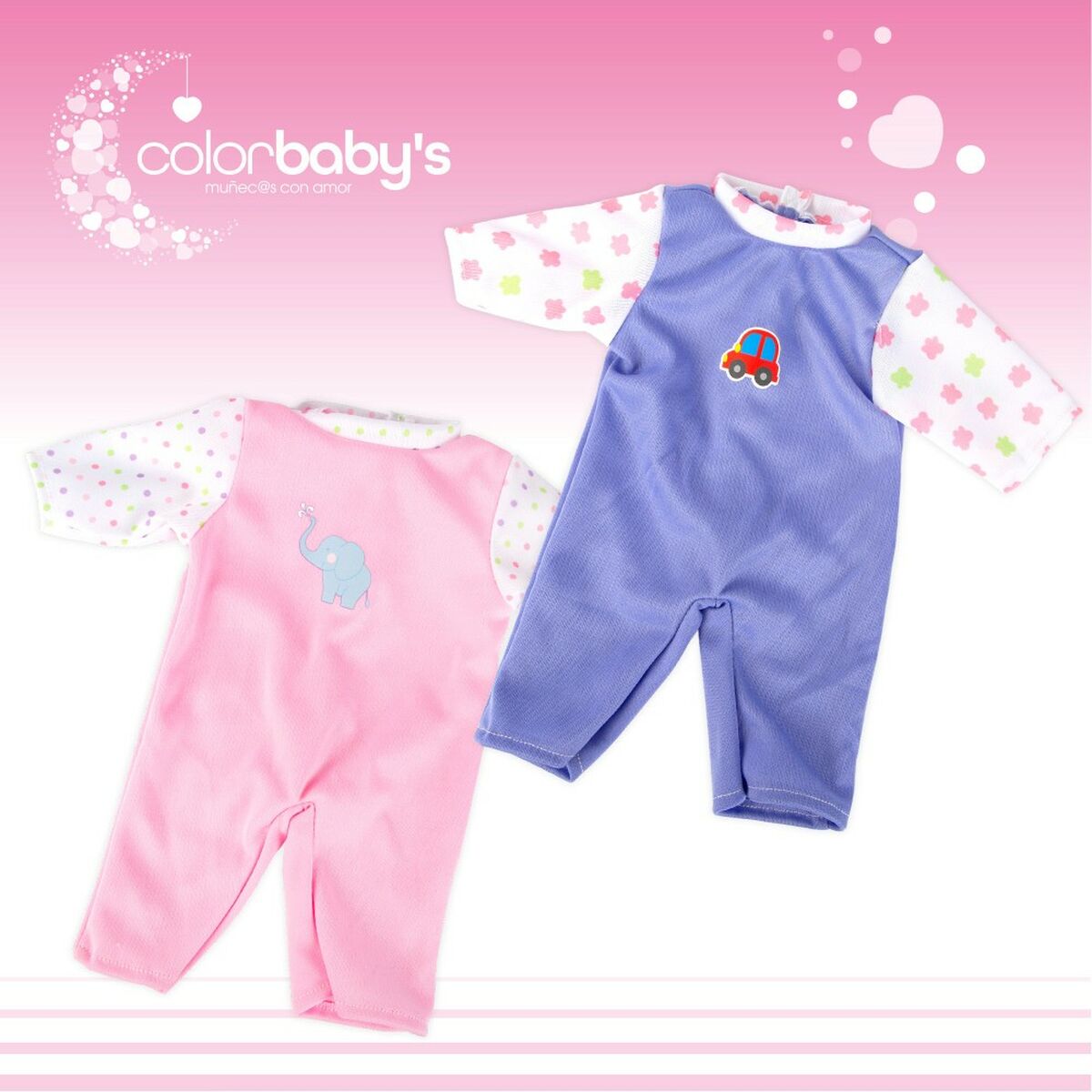 Păpușă bebeluș Colorbaby 2 Unități 24 x 42 x 11 cm - Jucarii si jocuri, Păpuși și accesorii