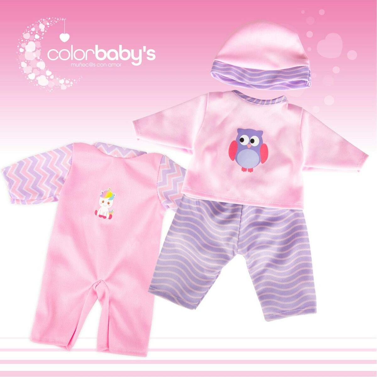 Păpușă bebeluș Colorbaby 2 Unități 24 x 42 x 11 cm - Jucarii si jocuri, Păpuși și accesorii
