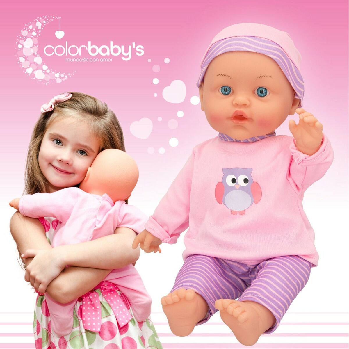 Păpușă bebeluș Colorbaby 2 Unități 24 x 42 x 11 cm - Jucarii si jocuri, Păpuși și accesorii