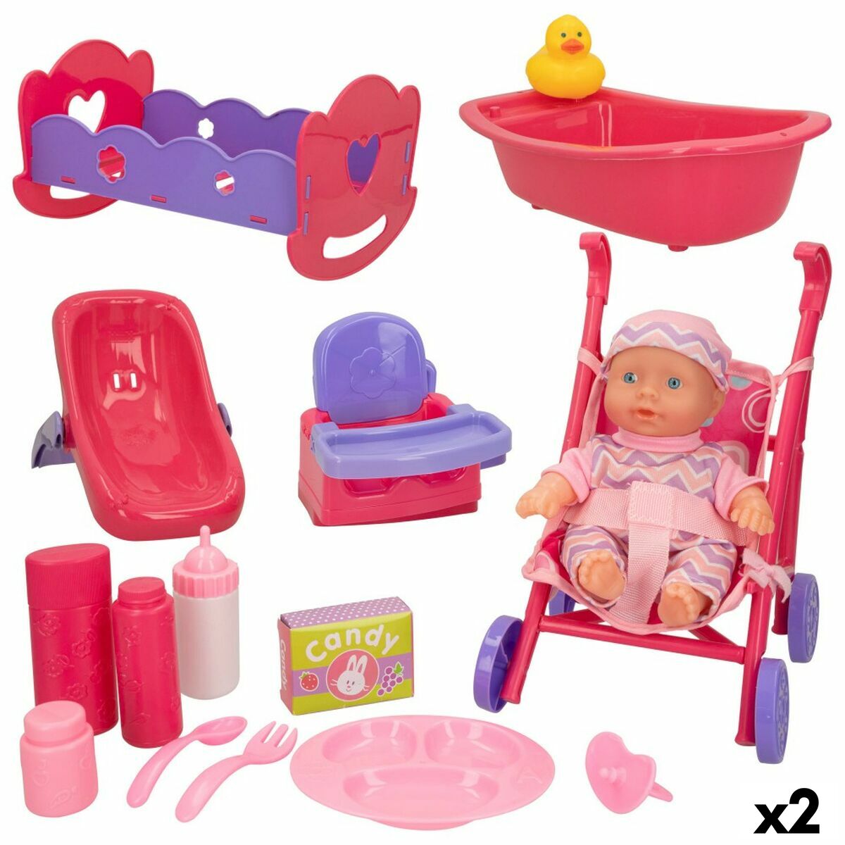 Accesorii pentru papusi Colorbaby 2 Unități - Jucarii si jocuri, Păpuși și accesorii