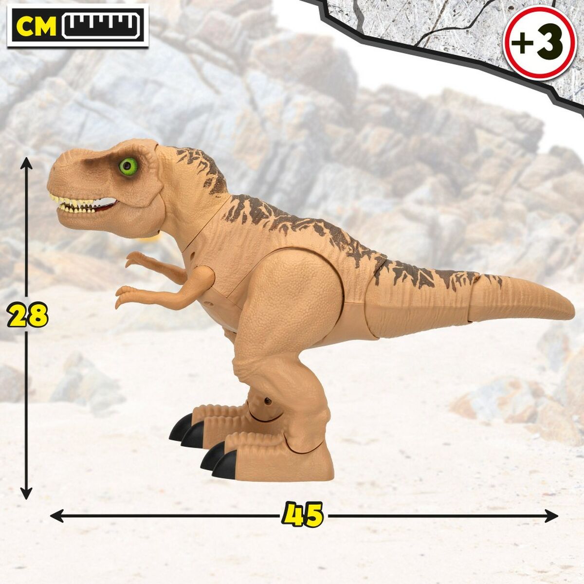 Dinozaur Funville T-Rex 2 Unități 45 x 28 x 15 cm - Jucarii si jocuri, Păpuși și figurine