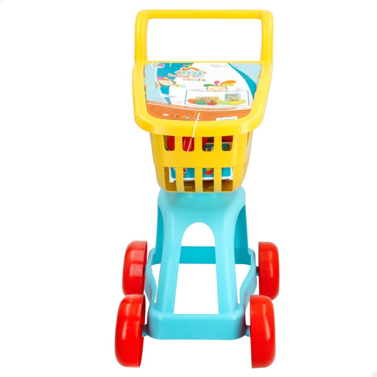Cărucior de cumpărături Colorbaby My Home Jucărie 10 Piese 34 x 54 x 29 cm 6 Unități - Jucarii si jocuri, Imitații de jocuri