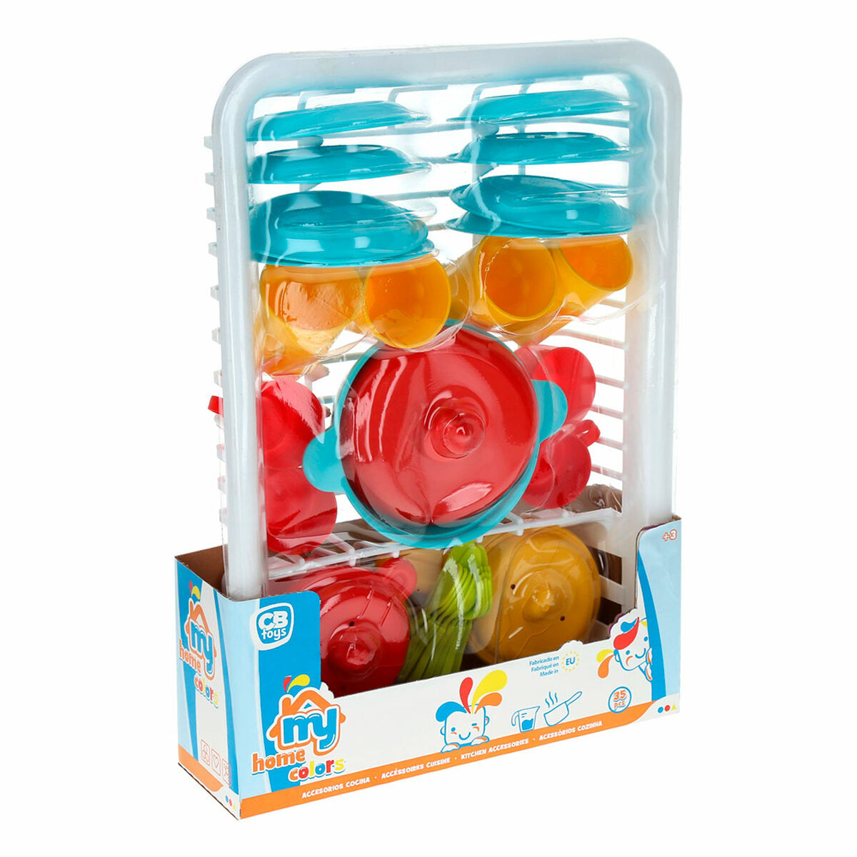 Set de Menaj pentru Copii Colorbaby Jucărie Drenor 35 Piese (15 Unități) - Jucarii si jocuri, Imitații de jocuri
