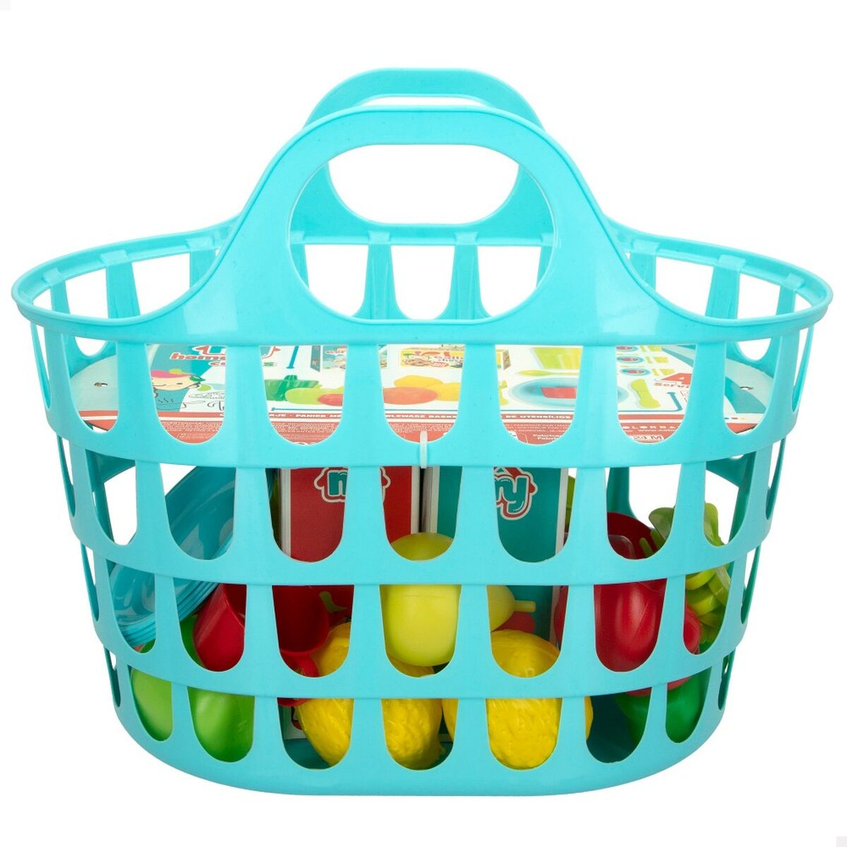 Set de Alimente de Jucărie Colorbaby Menaj și ustensile de bucătărie 34 Piese 33 Piese (16 Unități) - Jucarii si jocuri, Imitații de jocuri