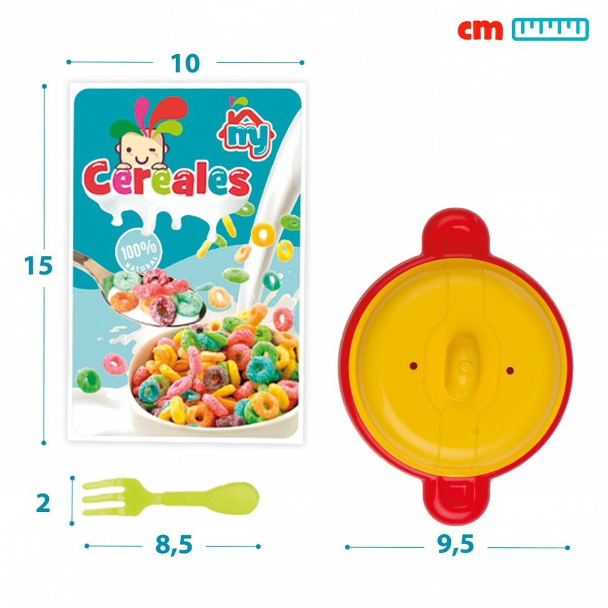 Set de Alimente de Jucărie Colorbaby Menaj și ustensile de bucătărie 31 Piese (6 Unități) - Jucarii si jocuri, Imitații de jocuri