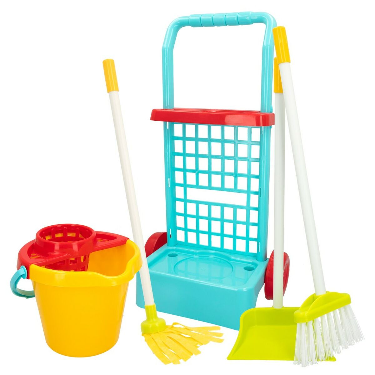 Coș de Curățare cu Accesorii Colorbaby My Home 30,5 x 55,5 x 19,5 cm (4 Unități) - Jucarii si jocuri, Imitații de jocuri