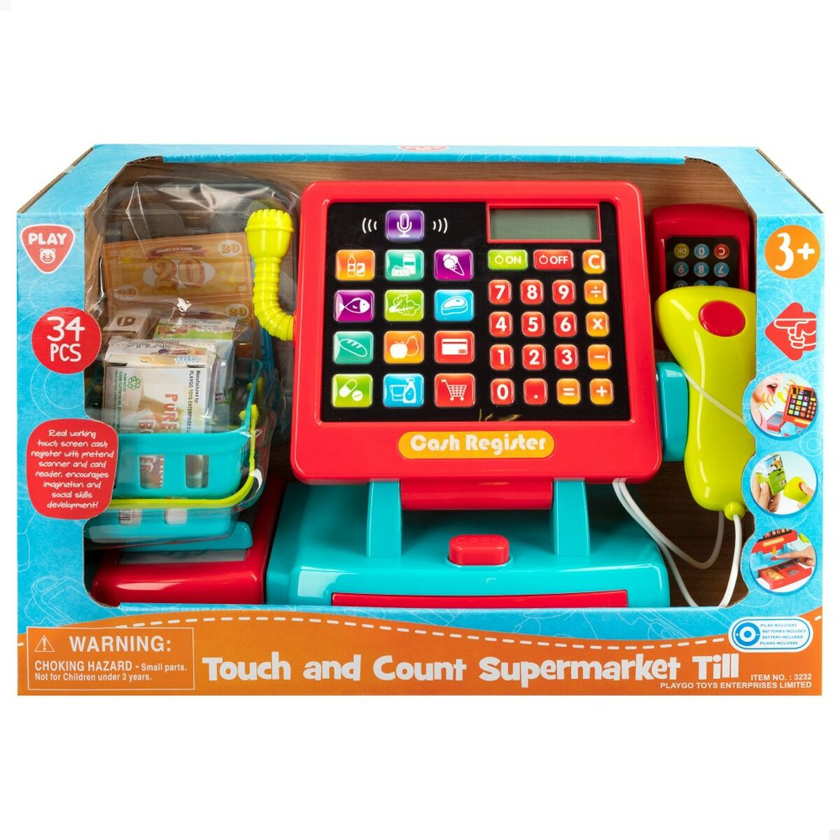 Casă de marcat de jucărie PlayGo 31 x 22 x 14,5 cm 6 Unități - Jucarii si jocuri, Imitații de jocuri
