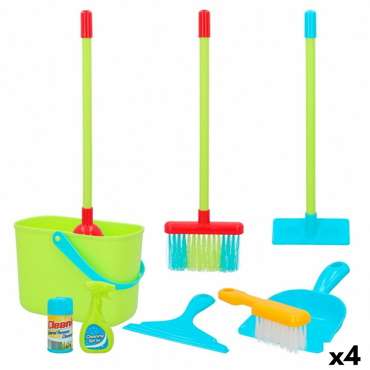 Kit de curățare et de depozitare PlayGo 6 x 50 x 6 cm (4 Unități) - Jucarii si jocuri, Imitații de jocuri