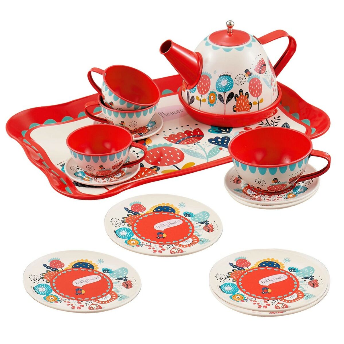 Čajový set Colorbaby My Home Jucărie 15 Piese (6 Unități) - Jucarii si jocuri, Imitații de jocuri
