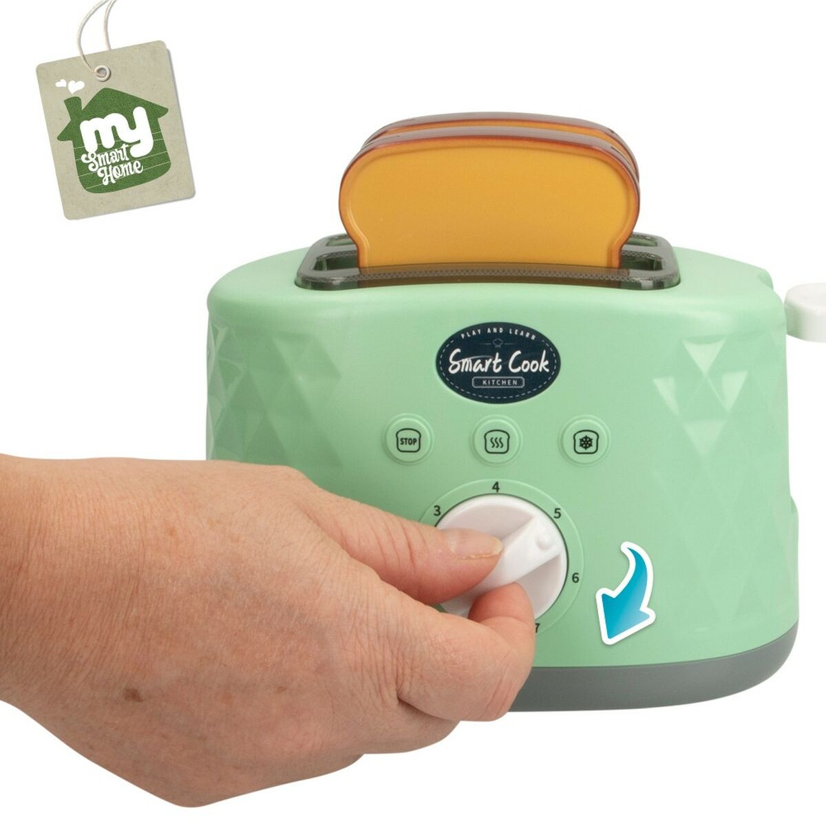 Toaster jucărie Colorbaby Sunet 18 x 11,5 x 9,5 cm (6 Unități) - Jucarii si jocuri, Imitații de jocuri