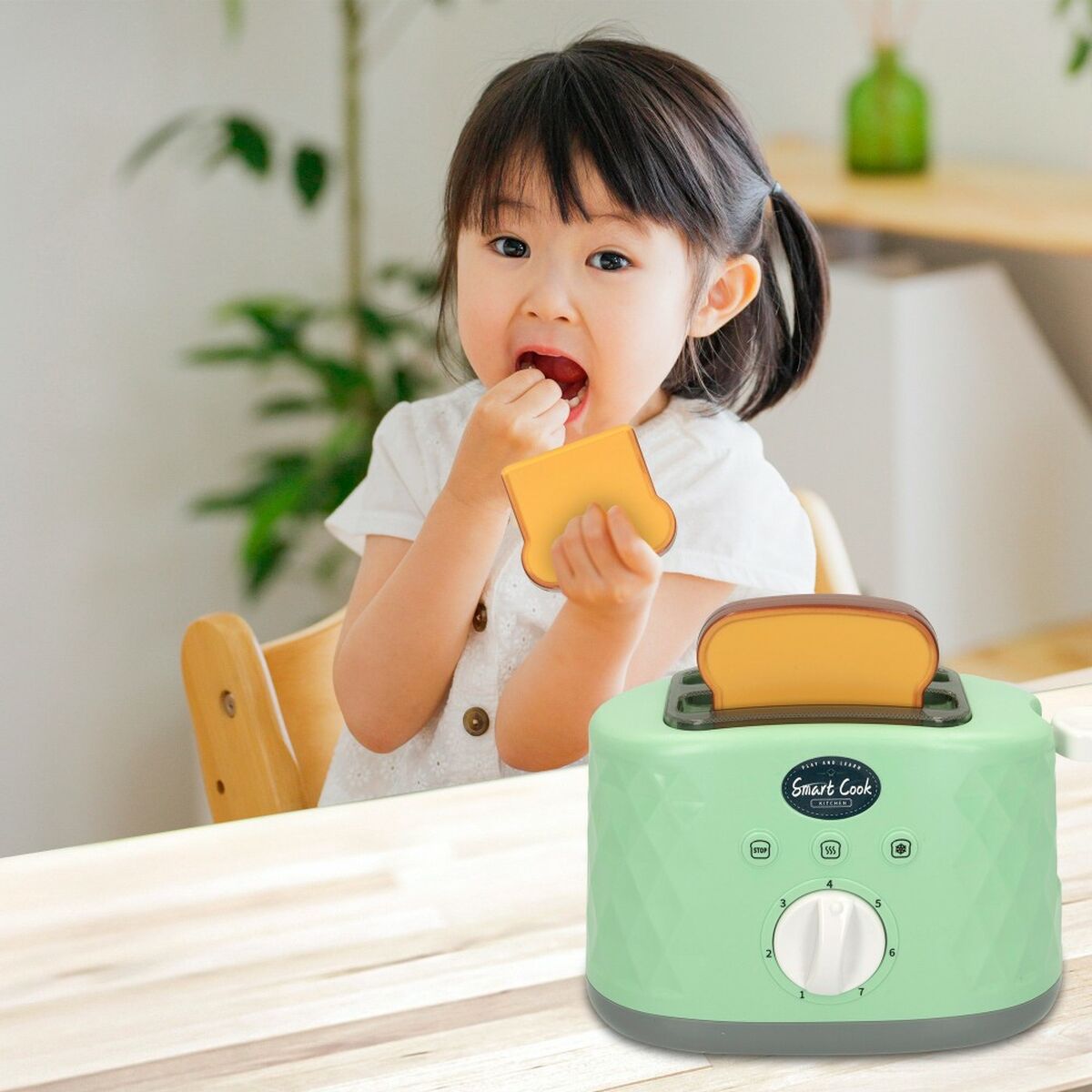 Toaster jucărie Colorbaby Sunet 18 x 11,5 x 9,5 cm (6 Unități) - Jucarii si jocuri, Imitații de jocuri