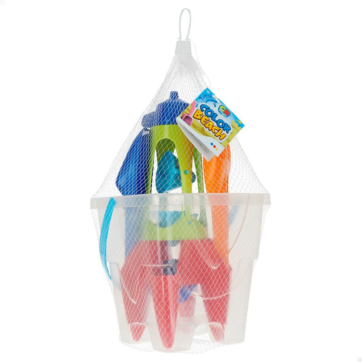 Set de jucării de plajă Colorbaby polipropilenă (16 Unități) - Jucarii si jocuri, În aer liber și sport