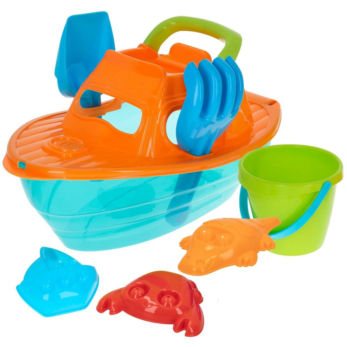 Set de jucării de plajă Colorbaby polipropilenă (10 Unități) - Jucarii si jocuri, În aer liber și sport