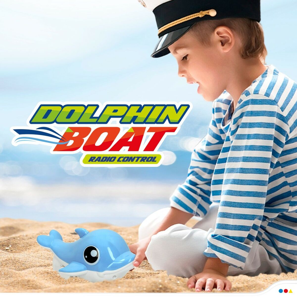 Barcă controlată prin radio Colorbaby Delfin (2 Unități) - Jucarii si jocuri, Vehicule