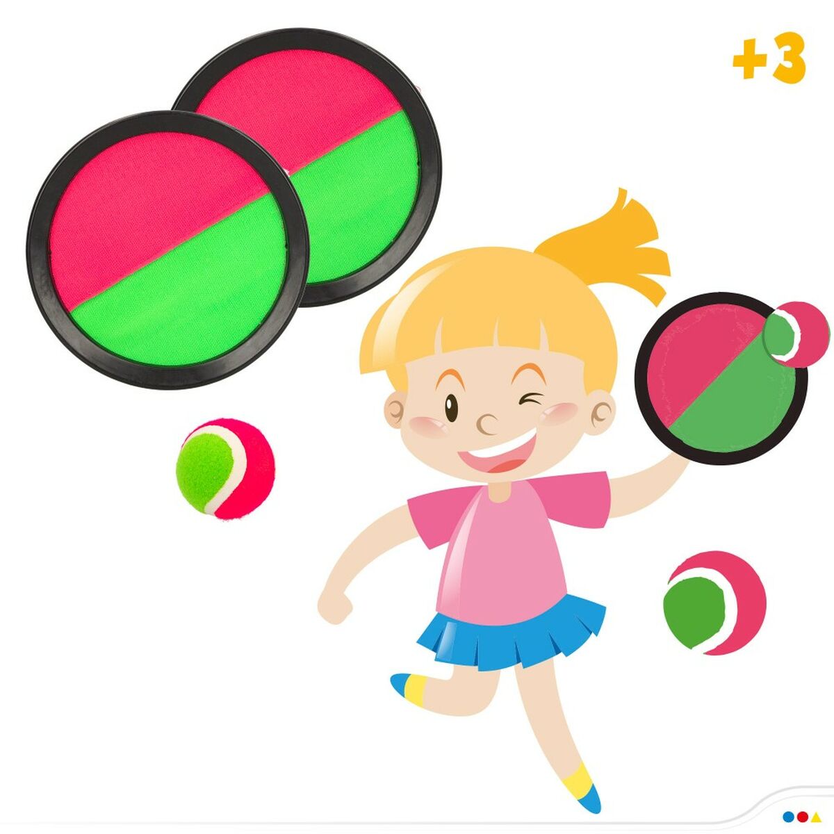 Set de Palete Colorbaby Exterior 4-ia-1 20 x 43,5 x 0,5 cm (4 Unități) - Jucarii si jocuri, În aer liber și sport