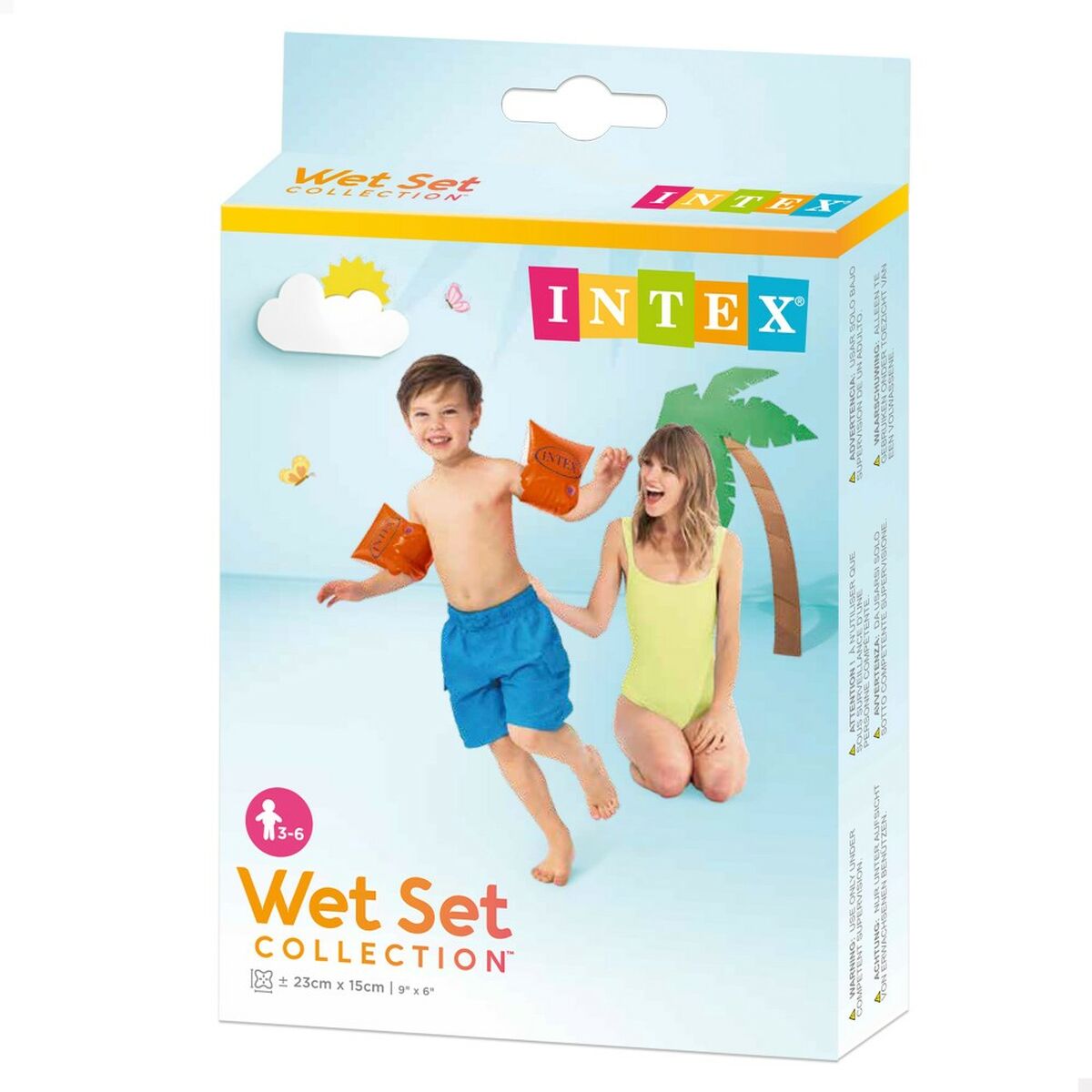 Manșoane Intex Neon 23 x 15 cm (36 Unități) - Jucarii si jocuri, În aer liber și sport