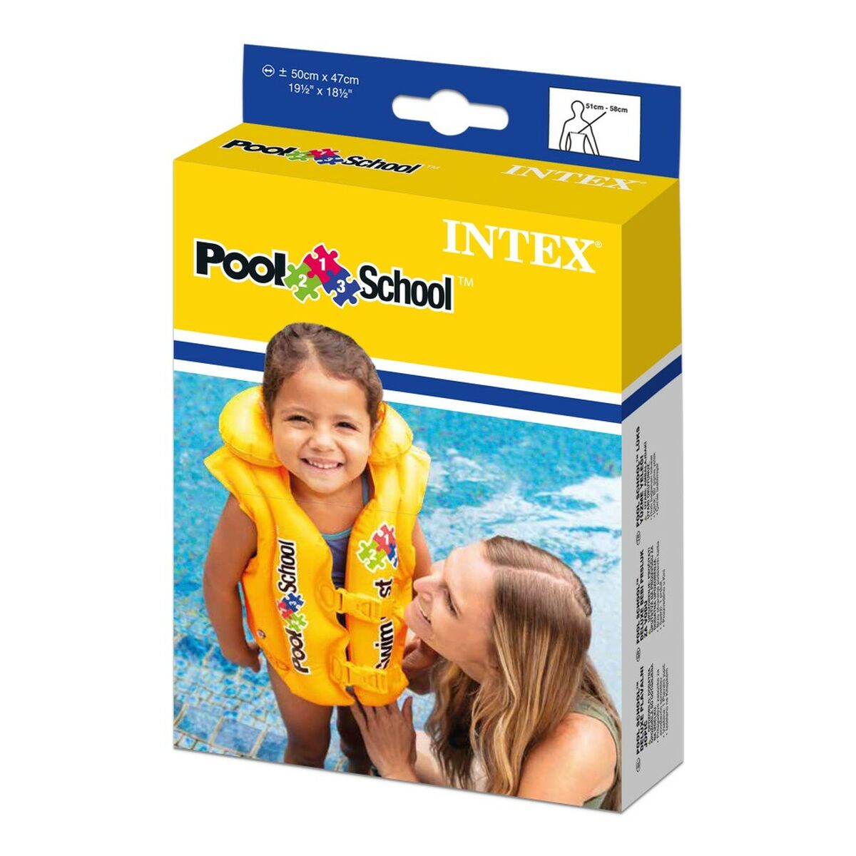 Vestă Gonflabil pentru Piscină Intex 50 x 47 x 40 cm (24 Unități) - Jucarii si jocuri, În aer liber și sport