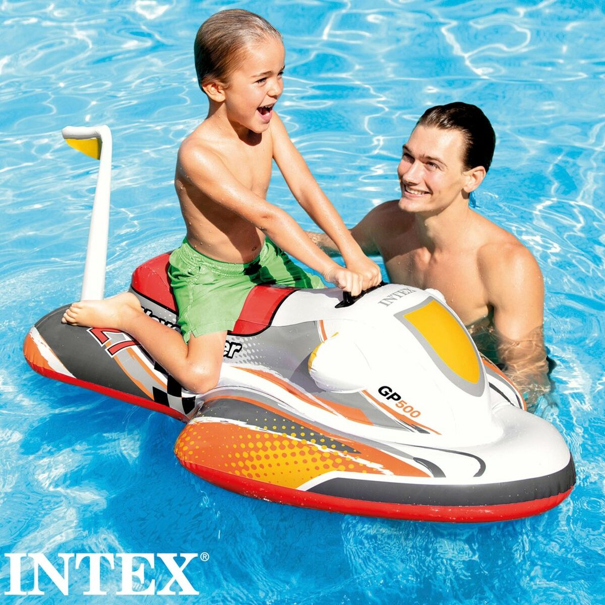 Figurină Gonflabilă pentru Piscină Intex Wave RIder Motocicletă 117 x 58 x 77 cm (6 Unități) - Jucarii si jocuri, În aer liber și sport