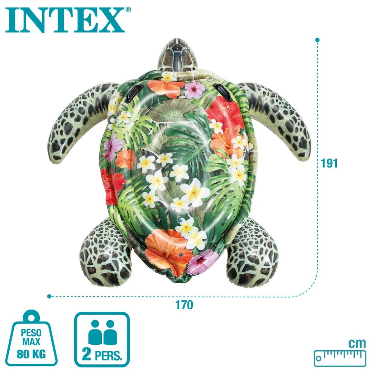 Figurină Gonflabilă pentru Piscină Intex 170 x 38 x 191 cm (4 Unități) - Jucarii si jocuri, În aer liber și sport