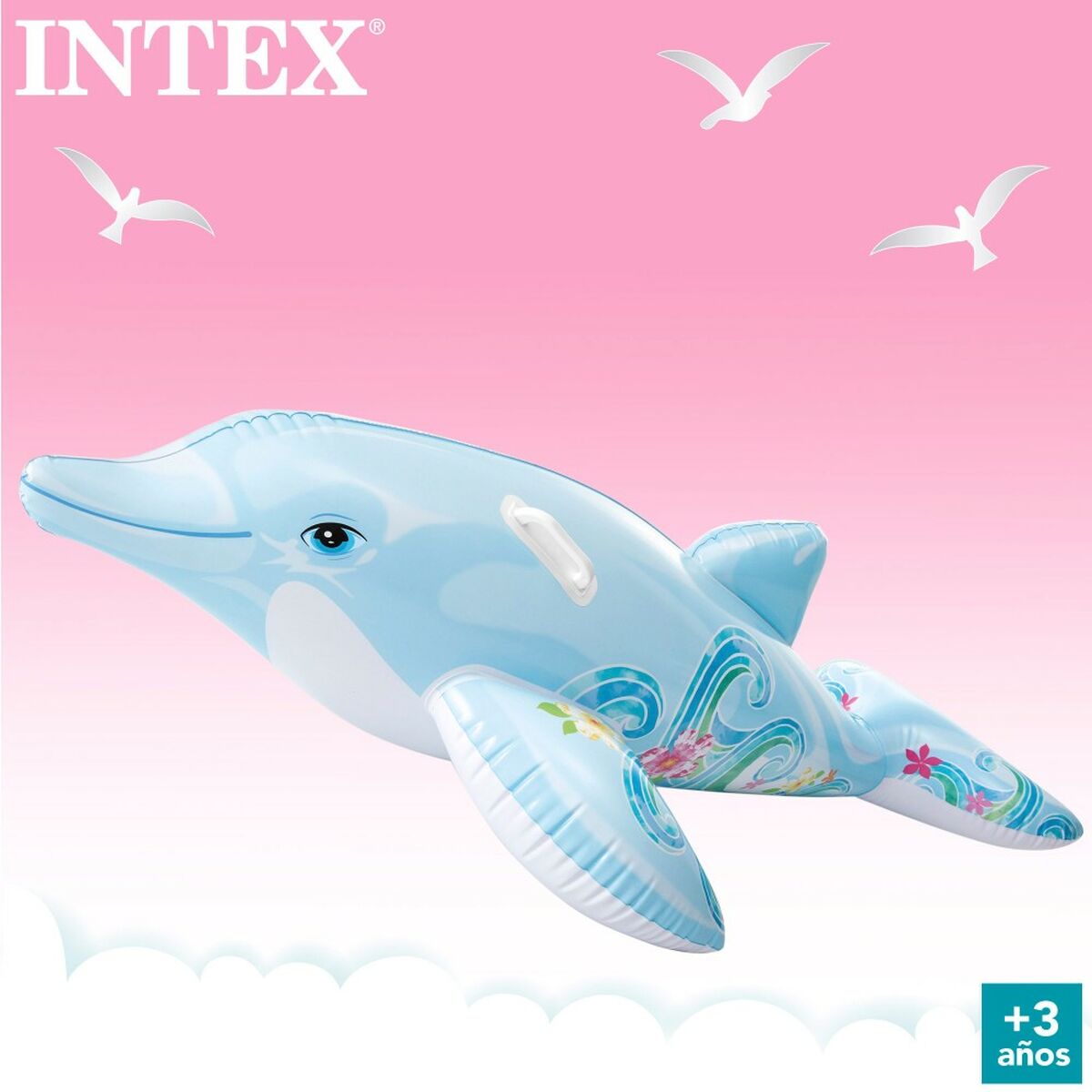Figurină Gonflabilă pentru Piscină Intex Delfin 175 x 38 x 66 cm (6 Unități) - Jucarii si jocuri, În aer liber și sport