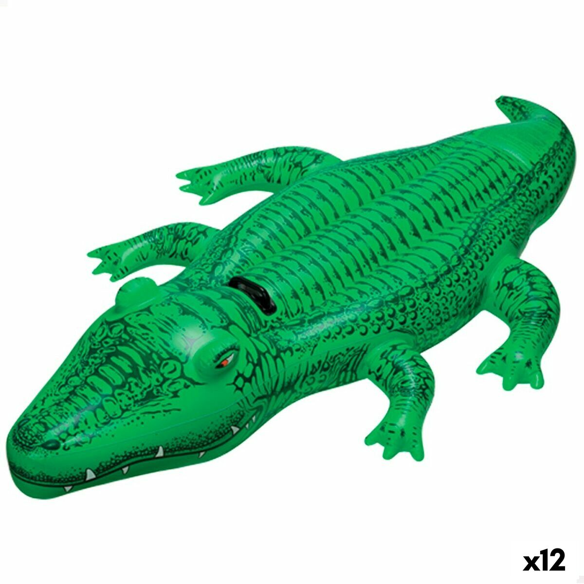 Figurină Gonflabilă pentru Piscină Intex Crocodil 168 x 86 cm (12 Unități) - Jucarii si jocuri, În aer liber și sport