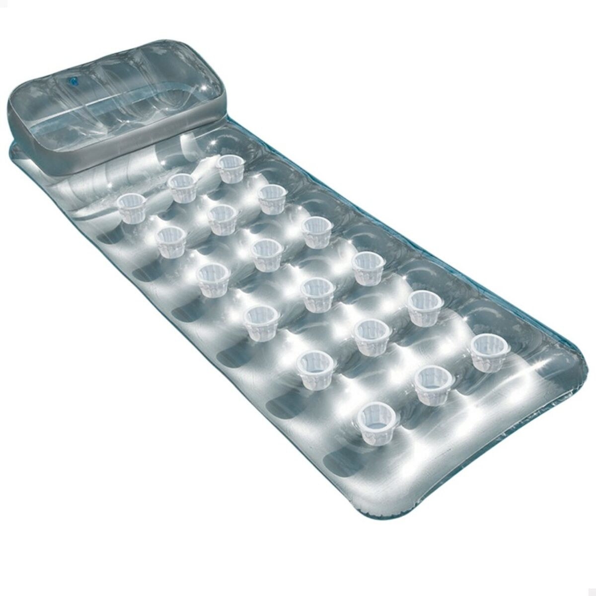 Saltea gonflabilă Intex 18 Ochelari Argintiu 188 x 30 x 71 cm (6 Unități) - Jucarii si jocuri, În aer liber și sport