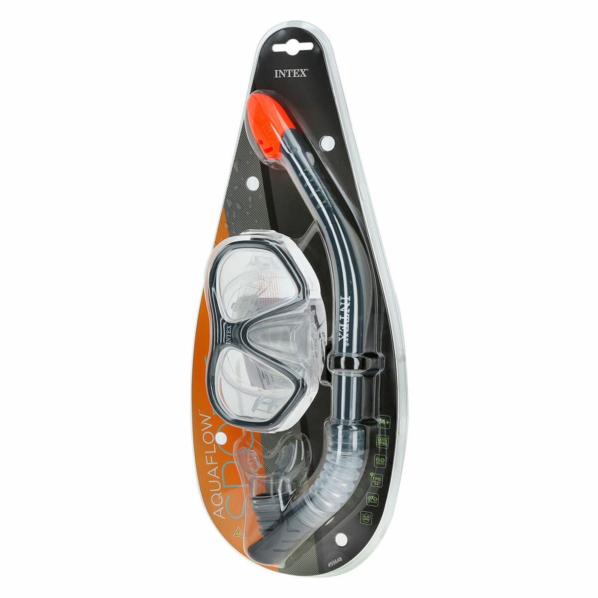 Ochelari de Scufundare cu Tub Intex Reef Rider Albastru - Sport și în aer liber, Sporturi acvatice