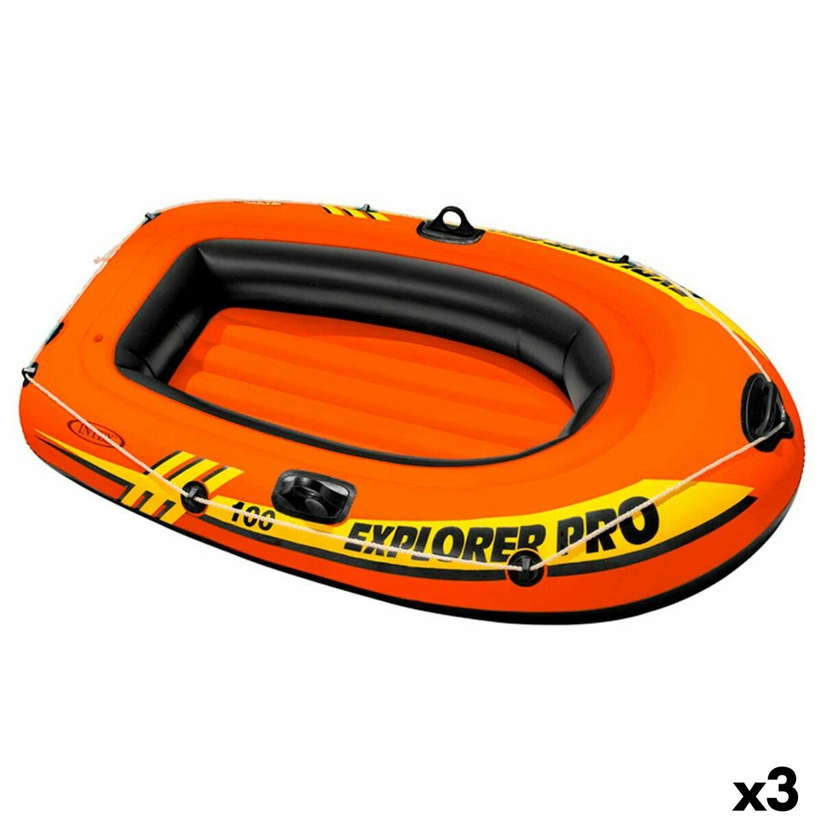 Barcă Gonflabilă Intex Explorer Pro 100 3 Unități 160 x 29 x 94 cm - Sport și în aer liber, Sporturi acvatice