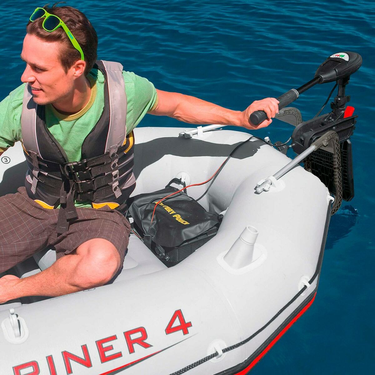 Suport motor Intex MARINER/EXCURSION/SEAHAWK/CHALLE Barcă Gonflabilă 3 Unități - Sport și în aer liber, Sporturi acvatice