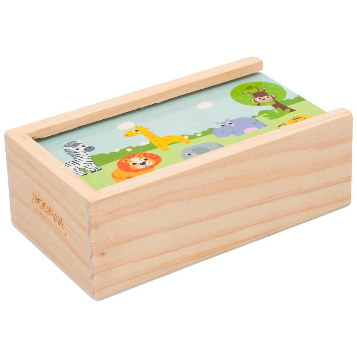 Domino Woomax animale (12 Unități) - Jucarii si jocuri, Jocuri și accesorii