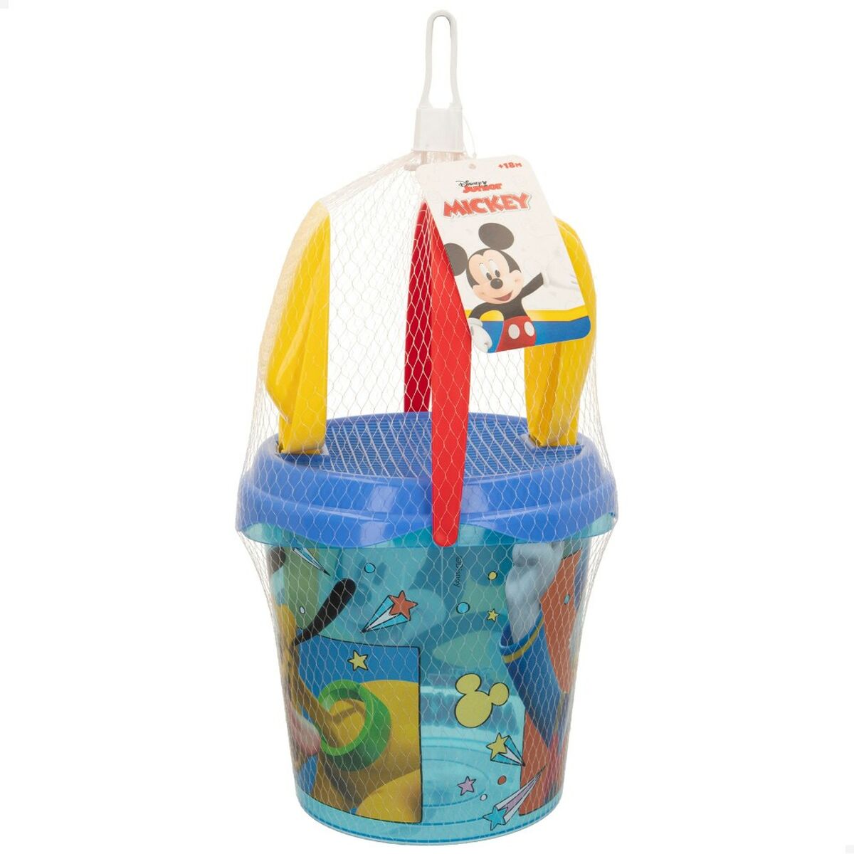 Set de jucării de plajă Mickey Mouse Ø 18 cm (16 Unități) - Jucarii si jocuri, În aer liber și sport