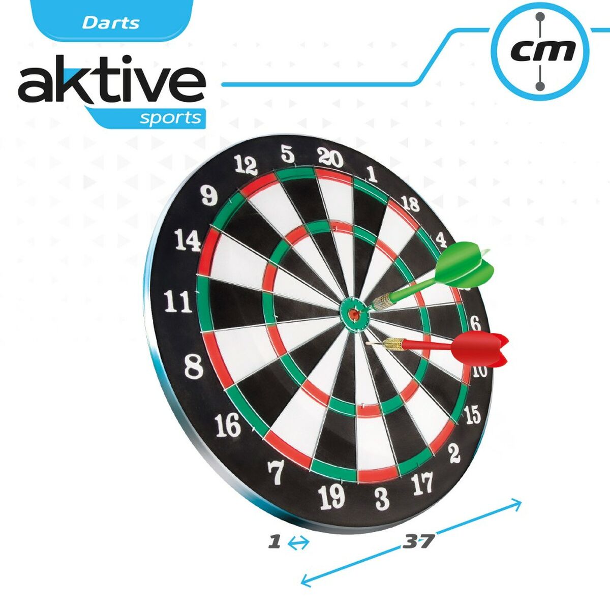 darts Aktive Ø 37 cm - Sport și în aer liber, Darts și ținte