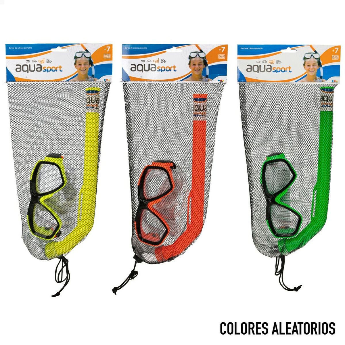 Ochelari de Scufundare cu Tub Colorbaby Aqua Sport Infantil (12 Unități) - Sport și în aer liber, Sporturi acvatice